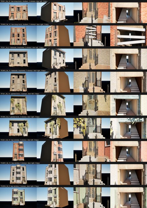 Troy rowhouse types